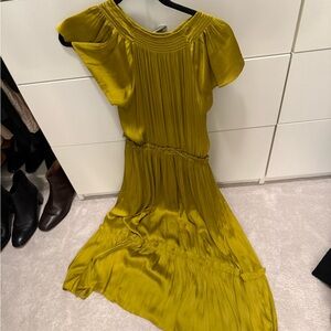 Elegant Citron Anthropology Dress